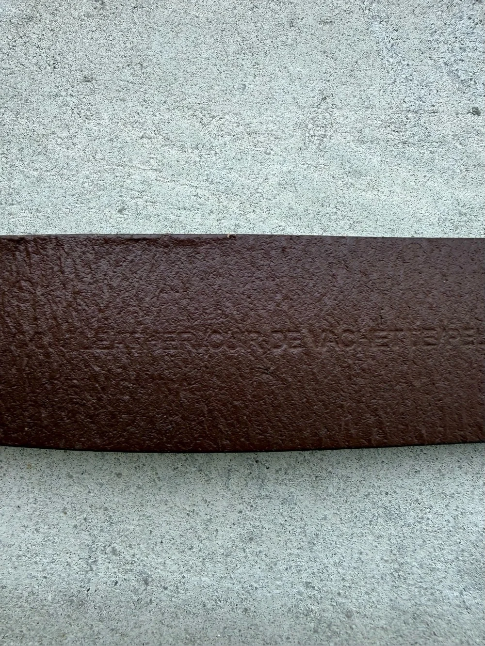 GAP Leather Women’s Classic Boho Contour Belt Brown Brass Buckle Size S/M